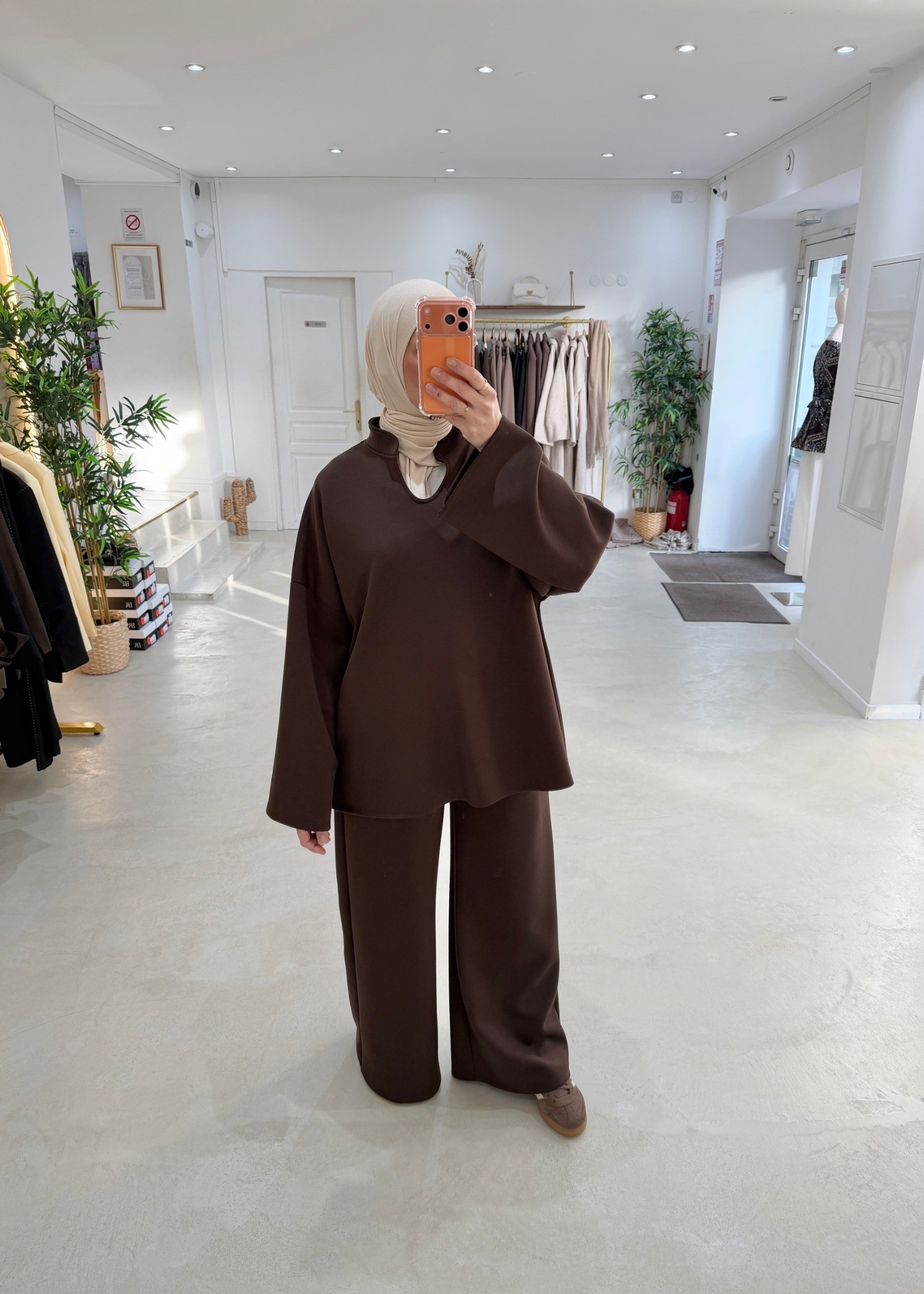 Ensemble Meroua chocolat