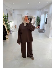 Ensemble Meroua taupe