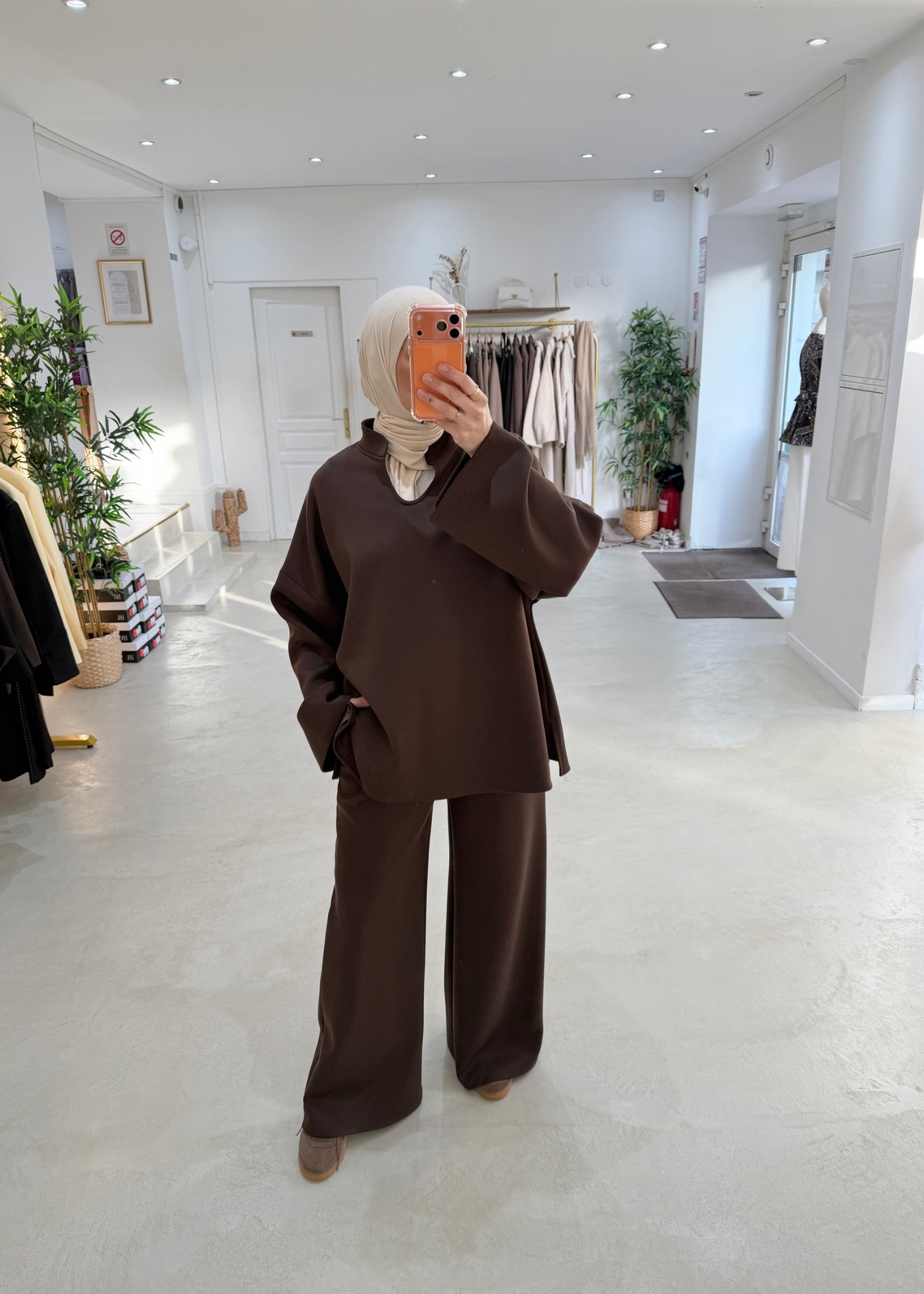 Ensemble Meroua chocolat