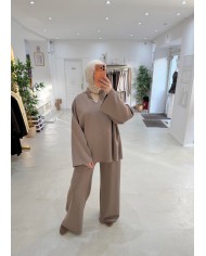 Ensemble Meroua taupe