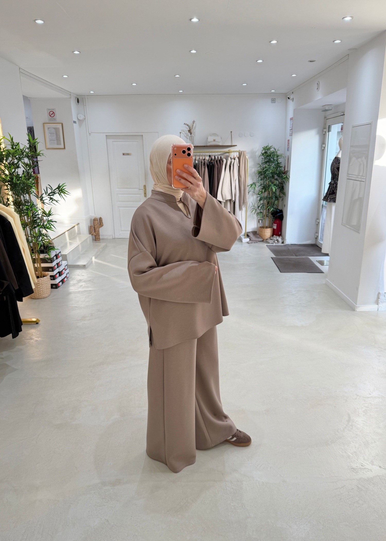 Ensemble Meroua taupe