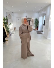 Ensemble Meroua taupe
