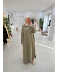 Abaya Qamar brique