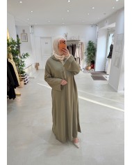 Abaya qamar vert sauge