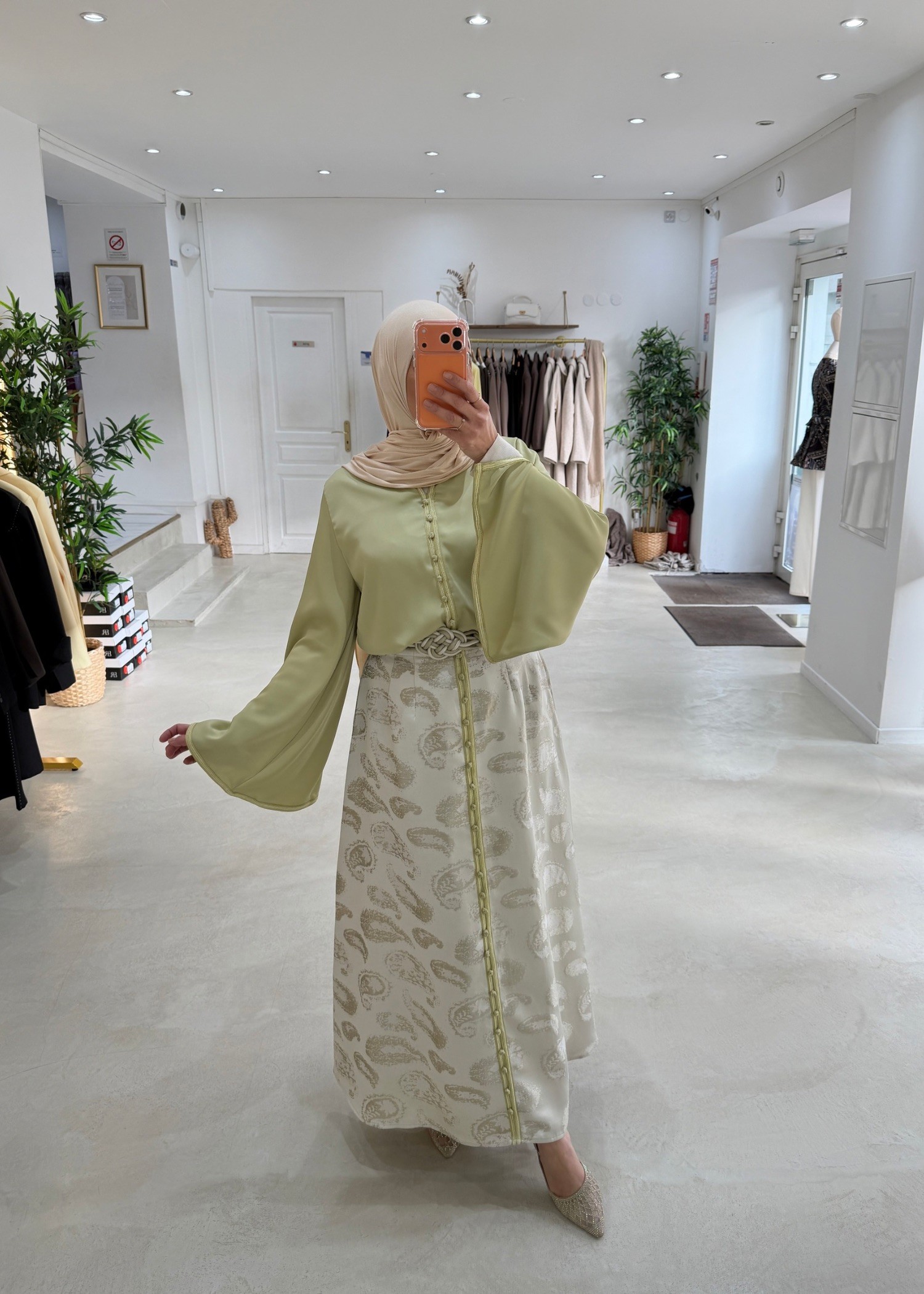 Ensemble Safa vert olive