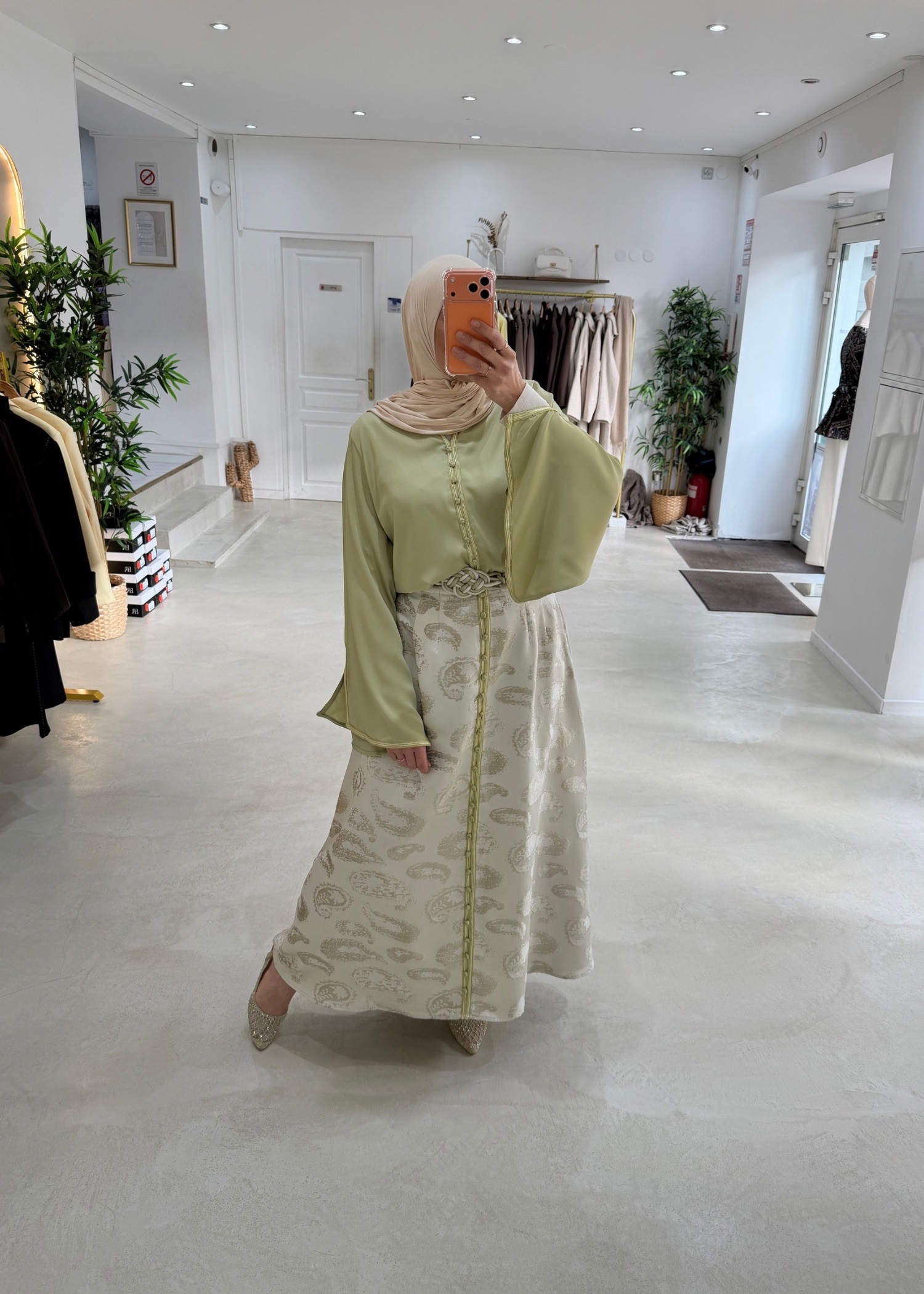 Ensemble Safa vert olive