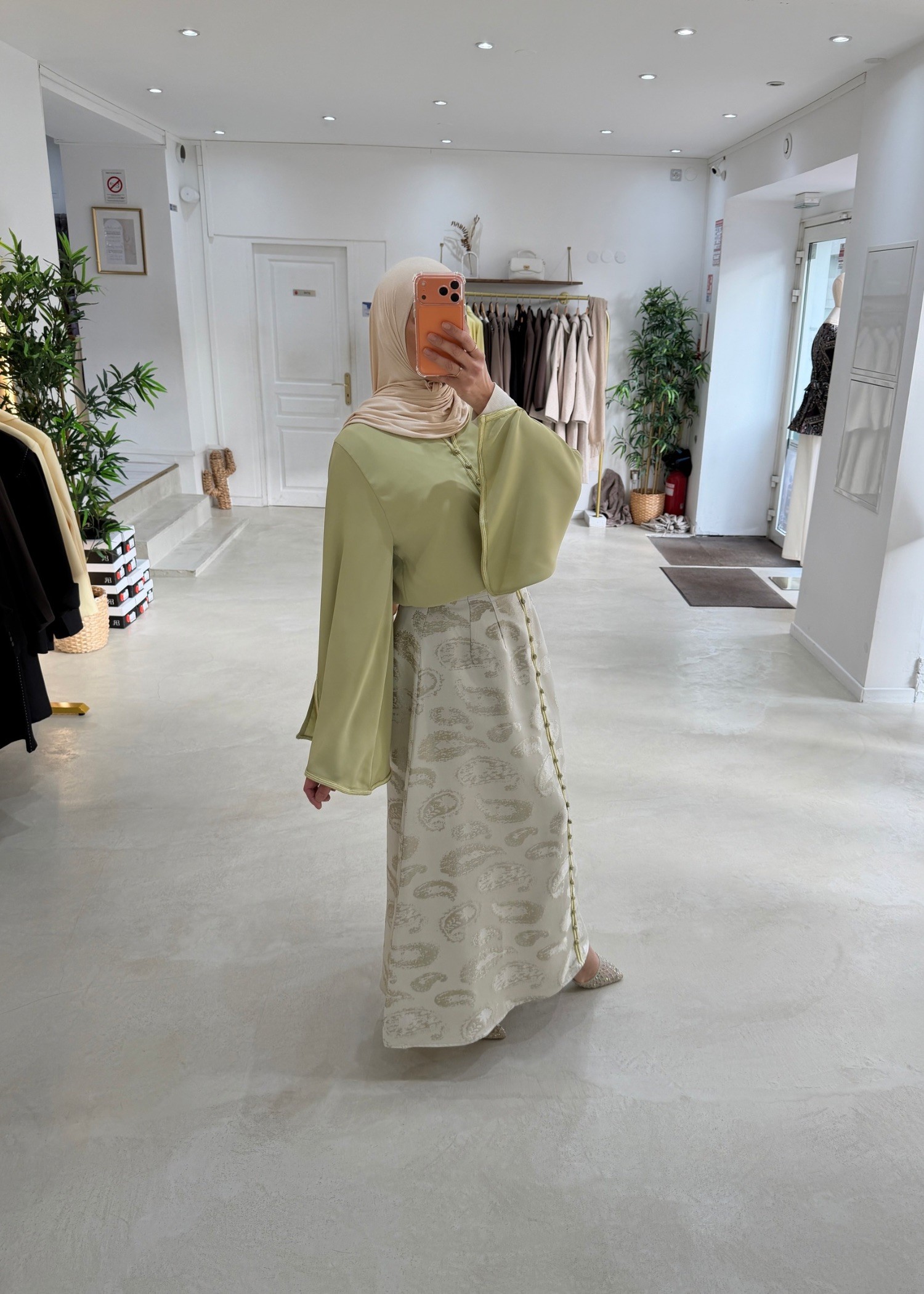 Ensemble Safa vert olive