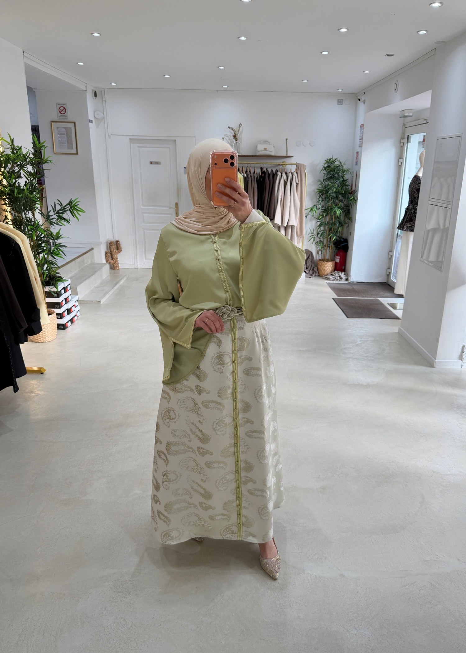 Ensemble Safa vert olive