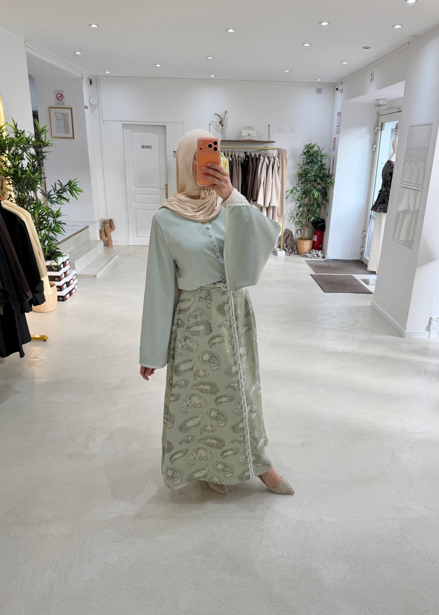 Ensemble Safa vert d'eau