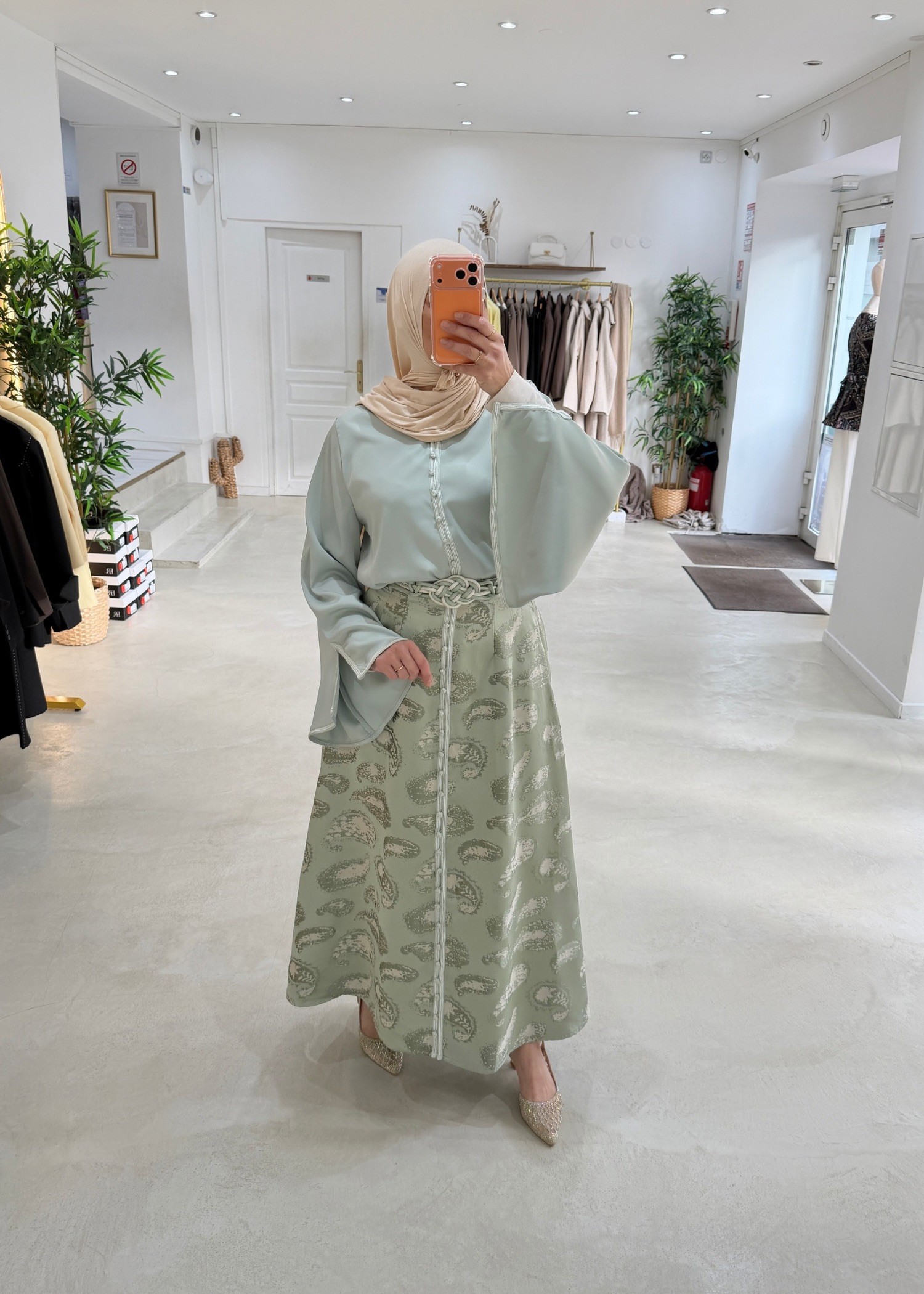 Ensemble Safa vert d'eau