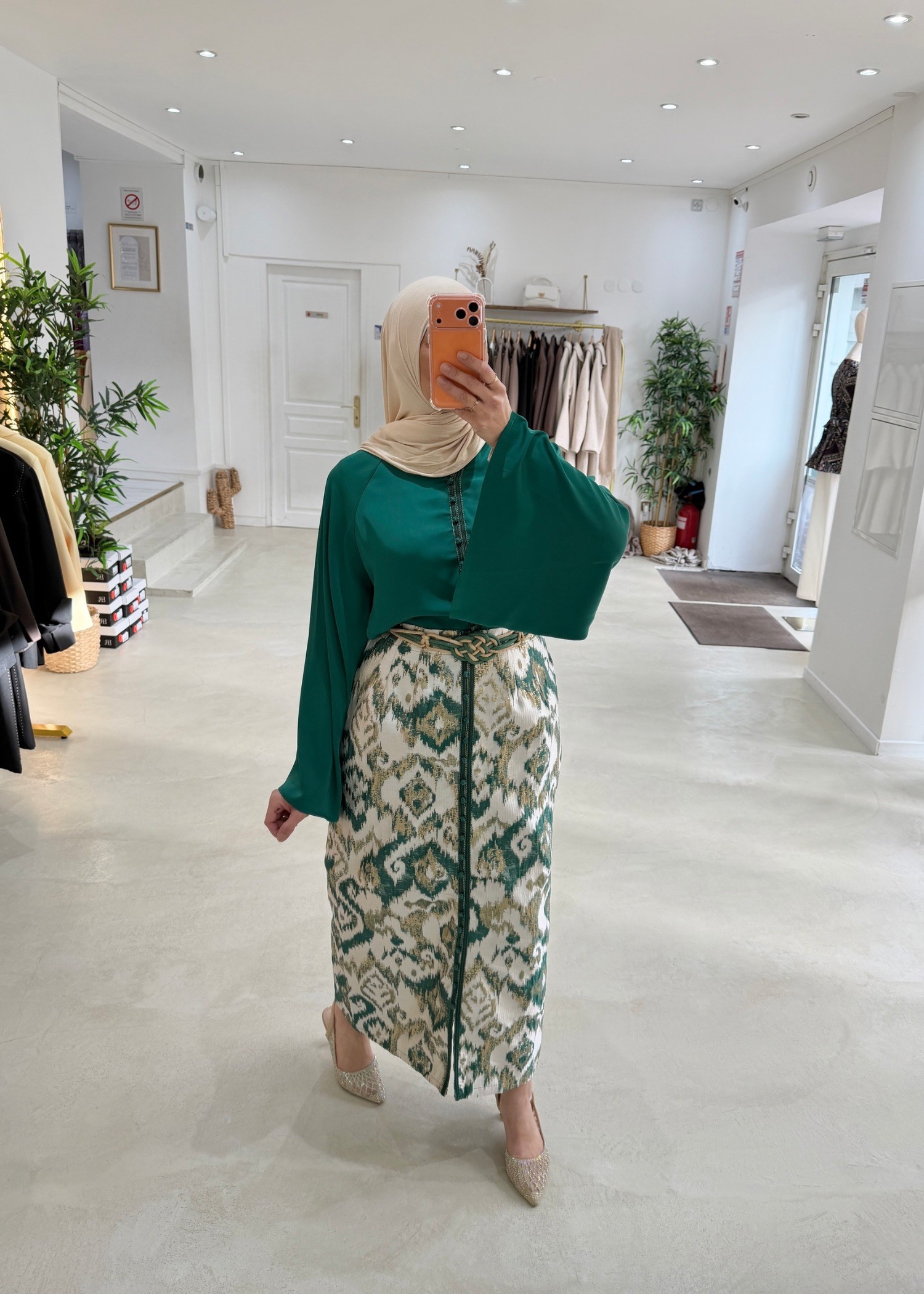 Ensemble Sélène vert