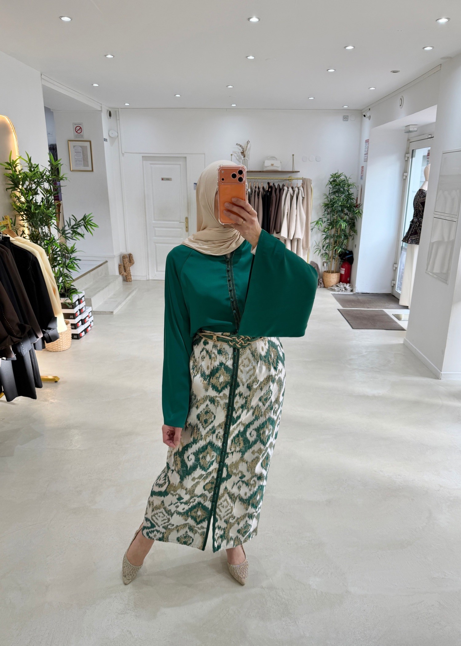 Ensemble Sélène vert