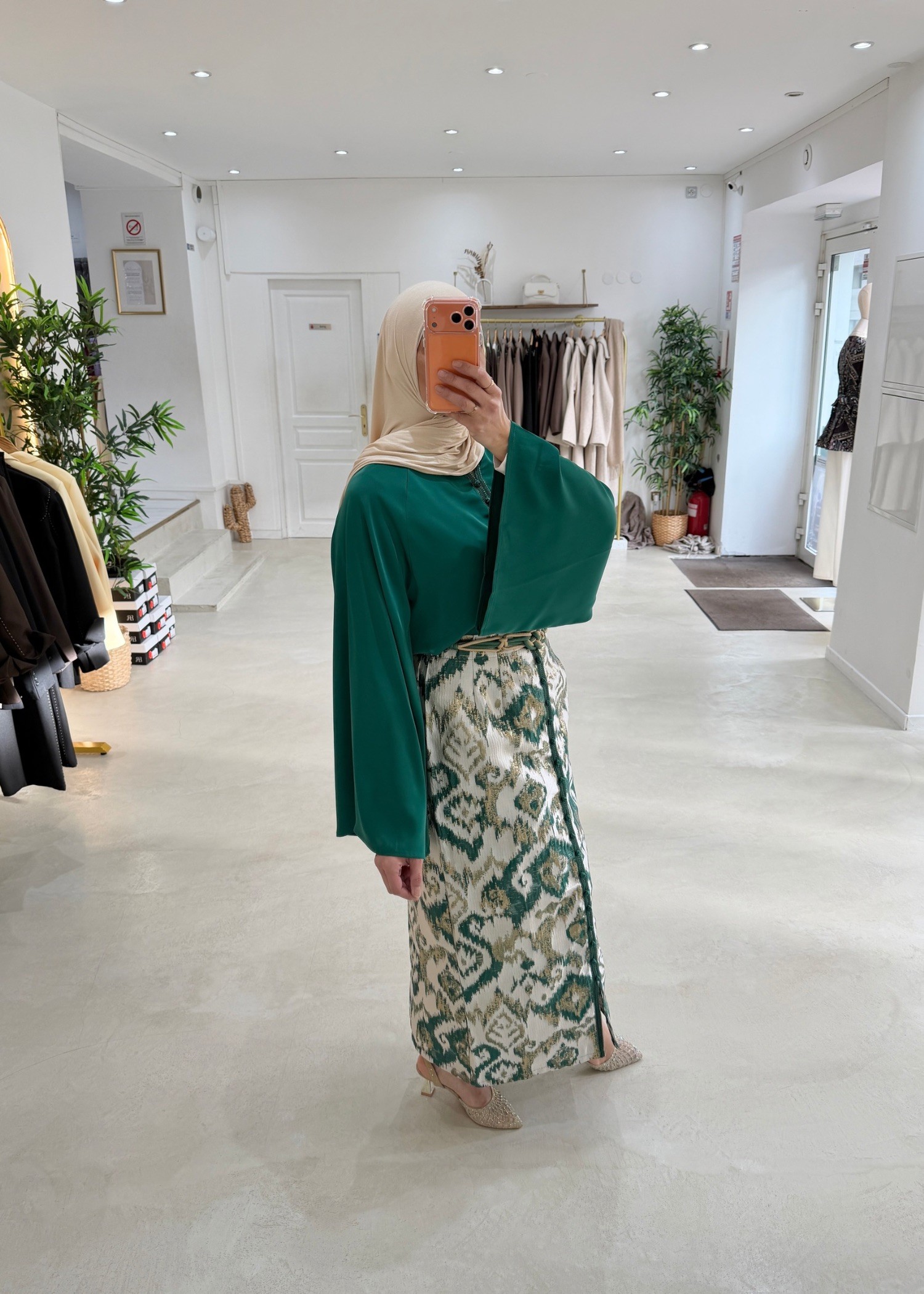 Ensemble Sélène vert