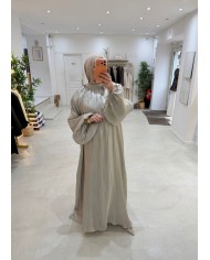 Robe Aylin vert kaki clair