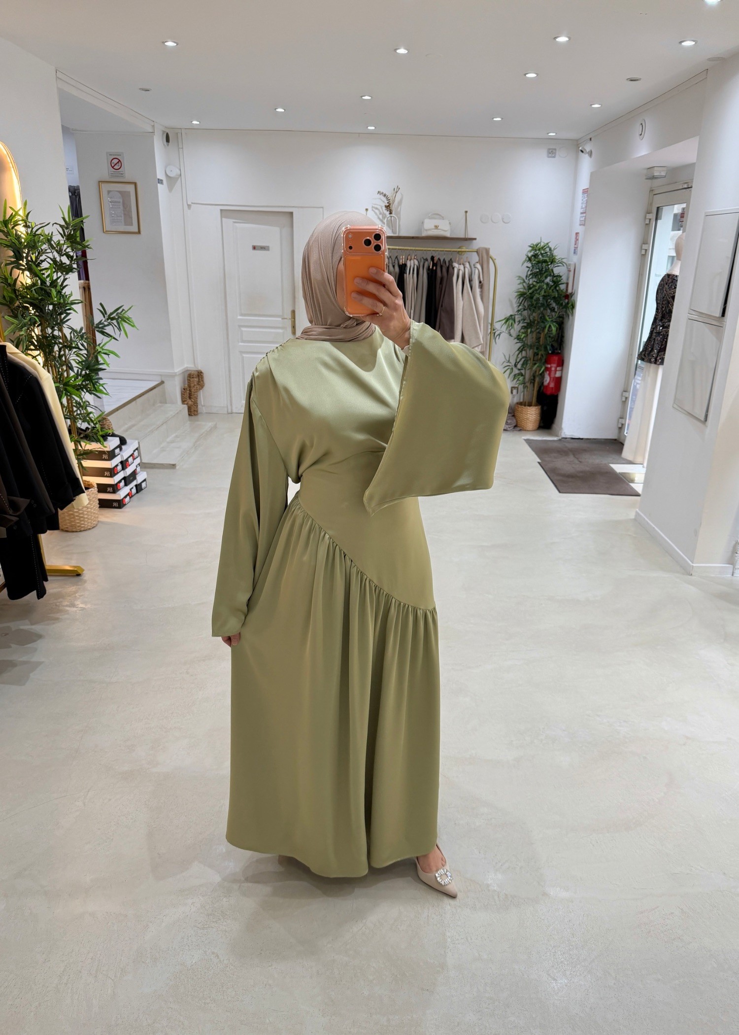 Robe Amara Signature vert pomme