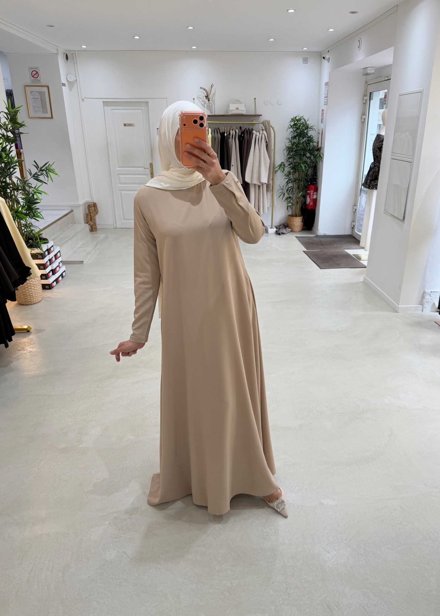 Abaya Selmaya beige