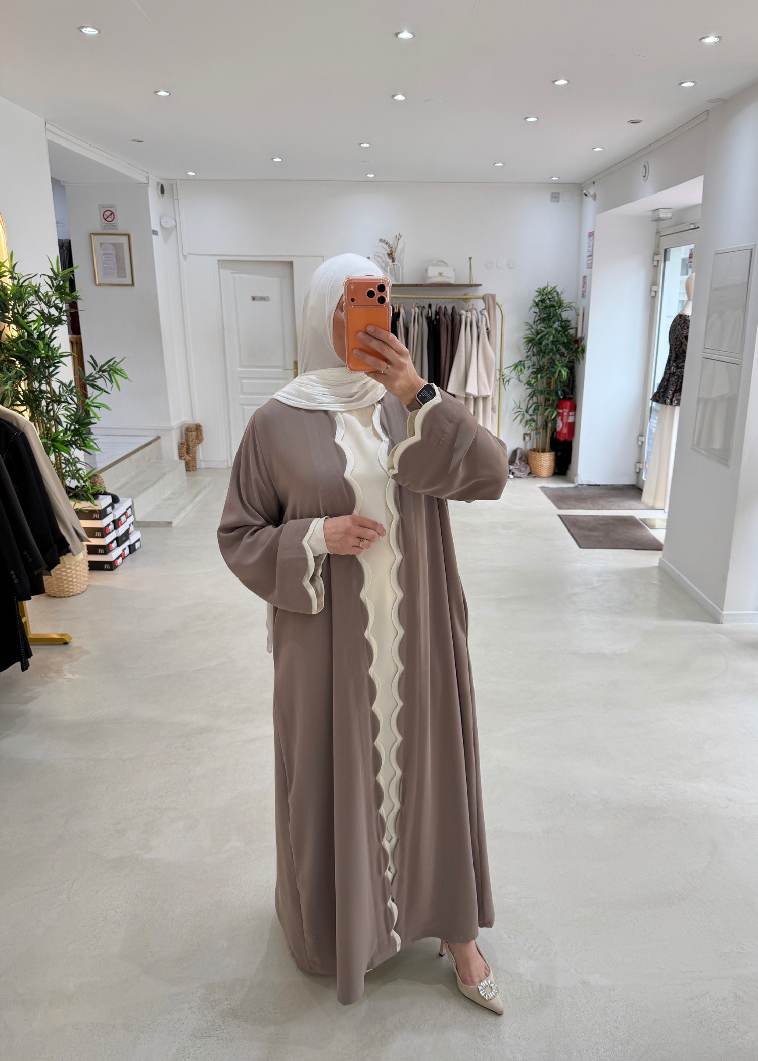 Set Harmonie taupe/crème