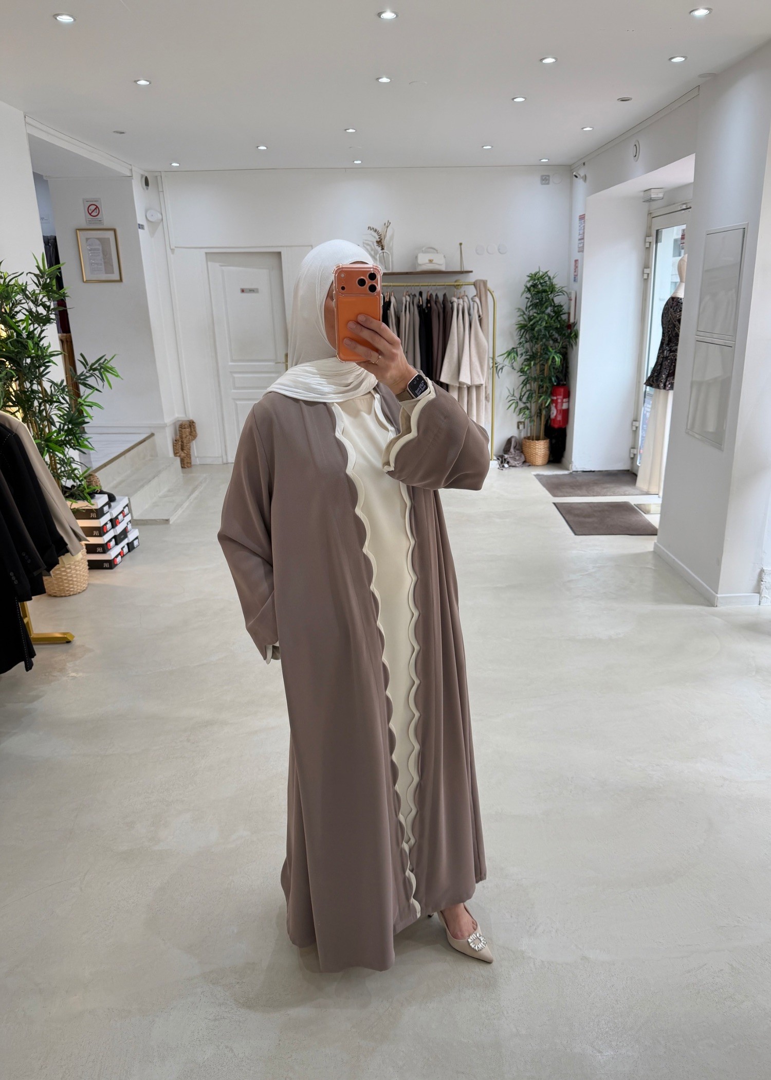 Set Harmonie taupe/crème