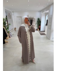 Set Harmonie taupe/crème