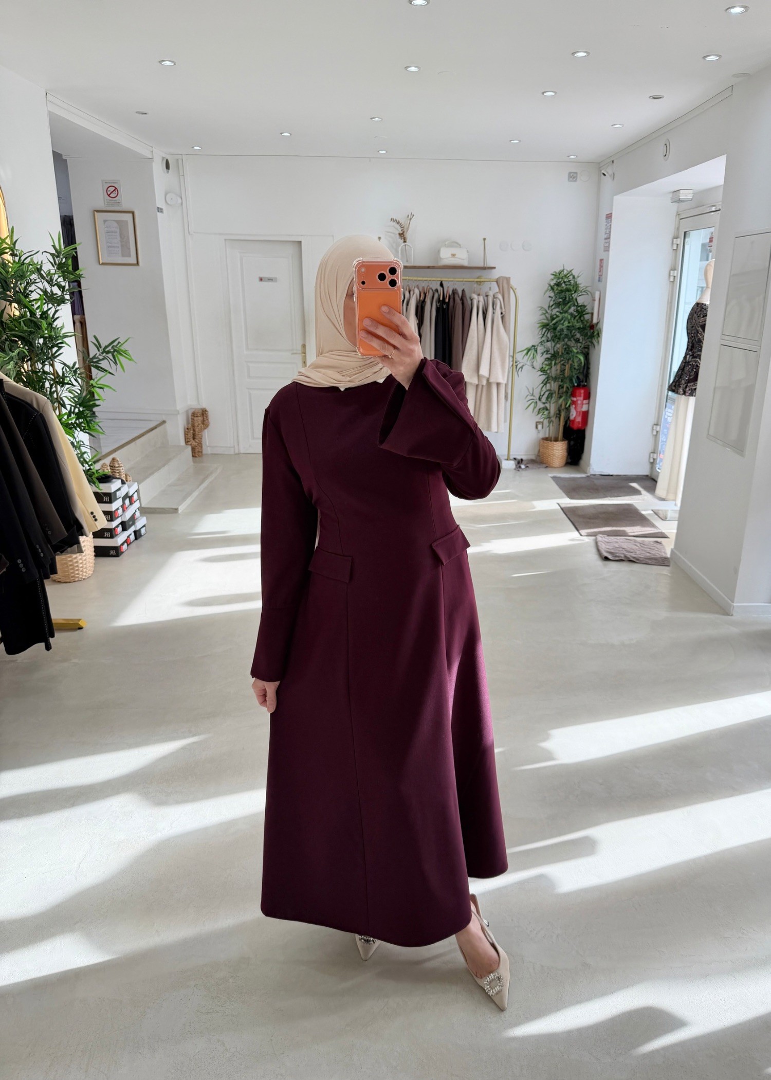 Robe Sultane prune