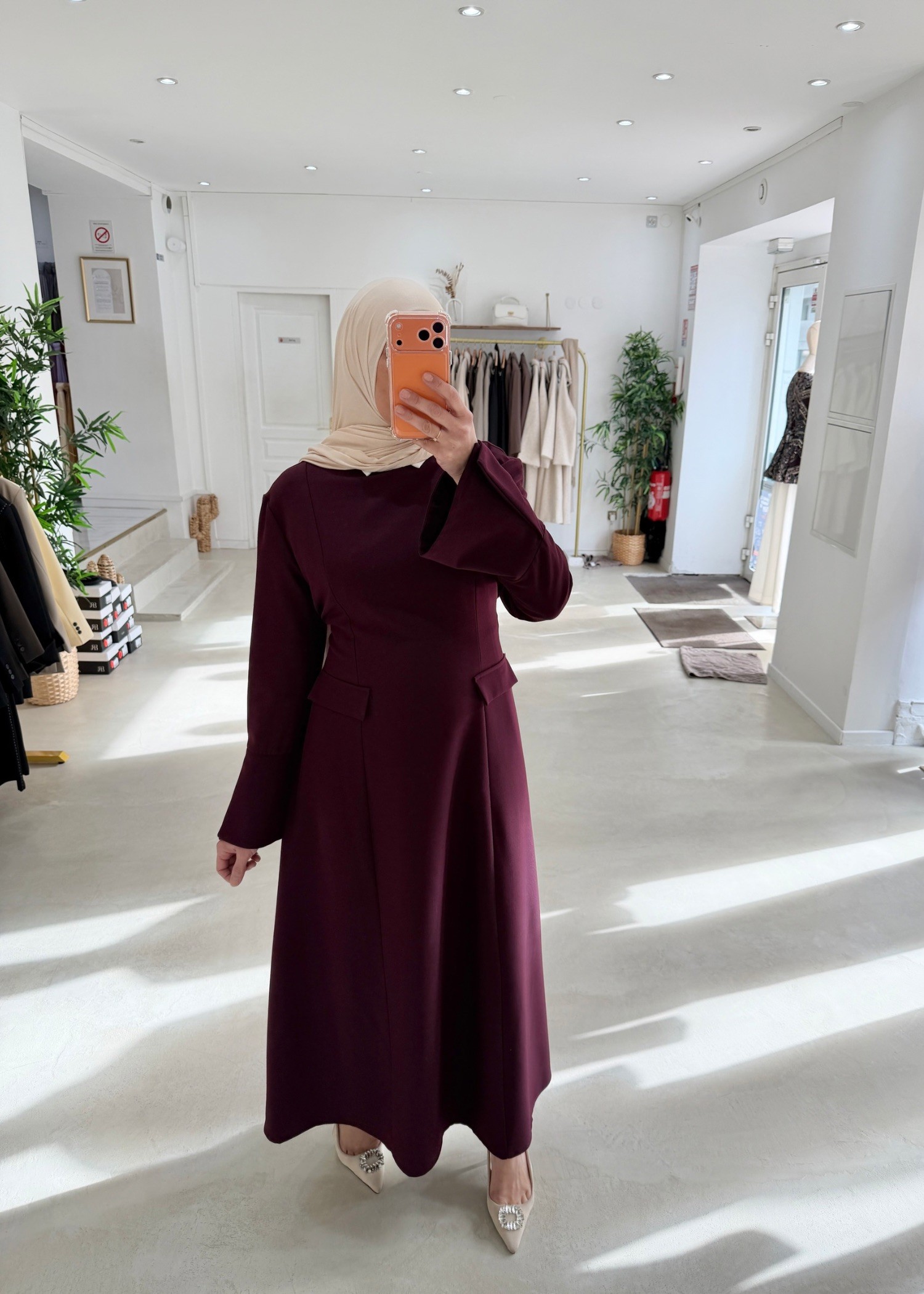 Robe Sultane prune