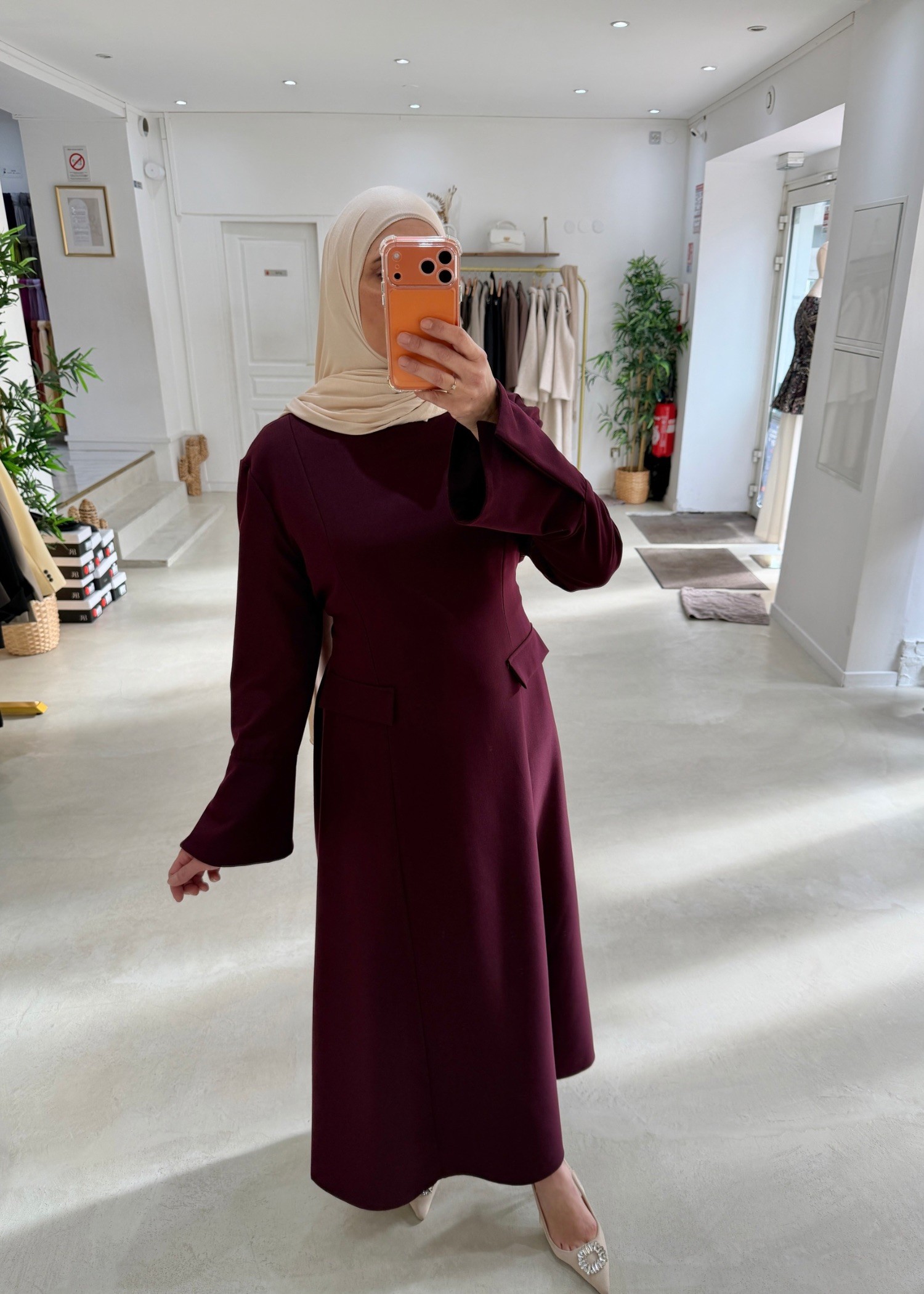 Robe Sultane prune
