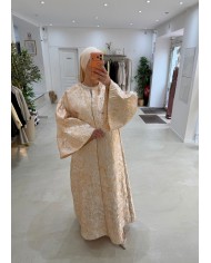 Robe Malika brocard doré