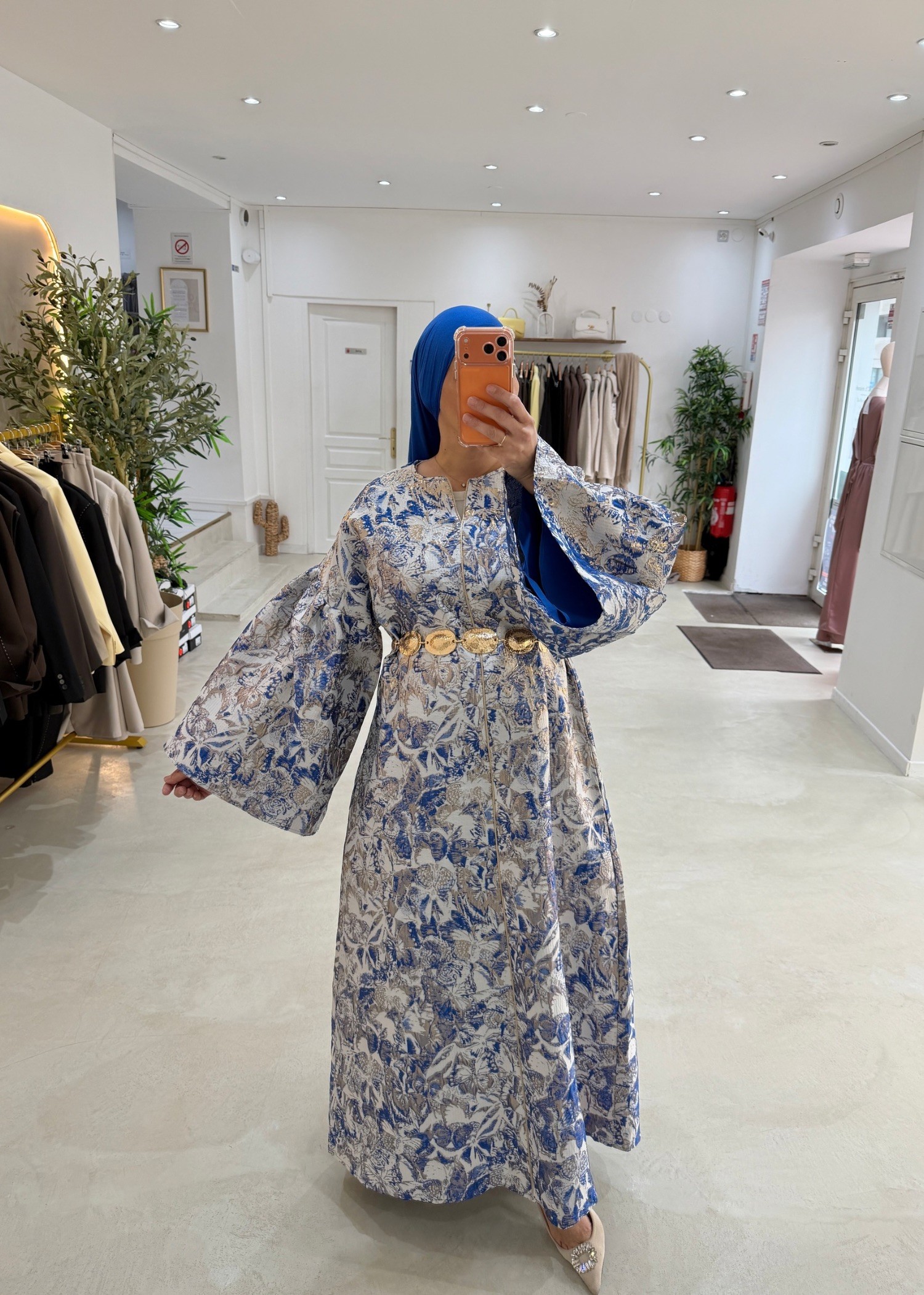 Robe Malika bleu