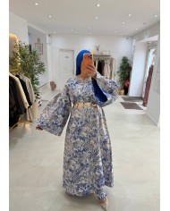 Robe Malika bleu