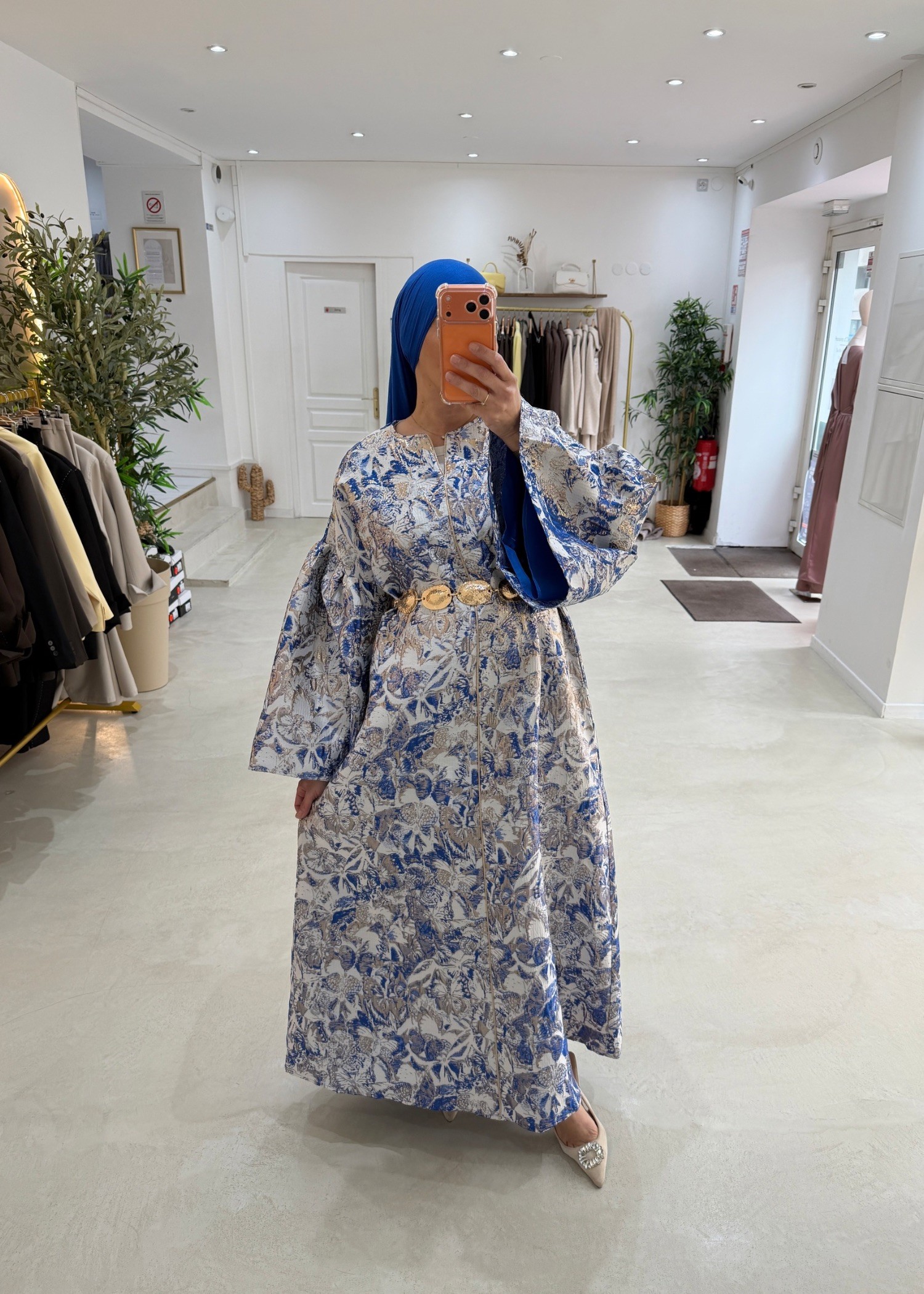 Robe Malika bleu