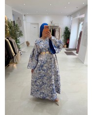 Robe Malika bleu