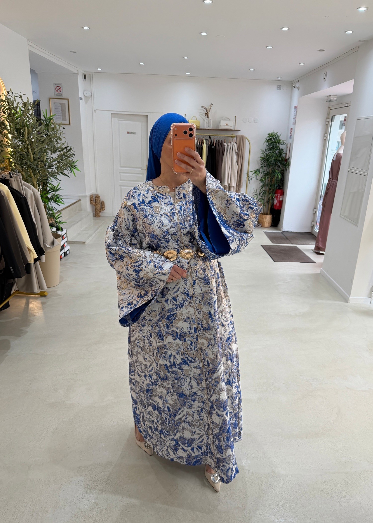 Robe Malika bleu