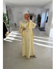 Abaya Jawhara jaune