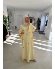Abaya Jawhara jaune