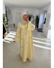 Abaya Jawhara jaune
