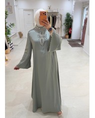 Abaya Tal Al Noor vieux rose