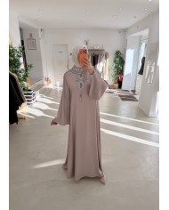 Abaya Tal Al Noor vieux rose