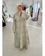 Robe Ishani vert d'eau