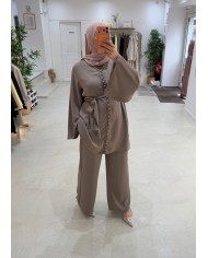Ensemble Casablanca taupe