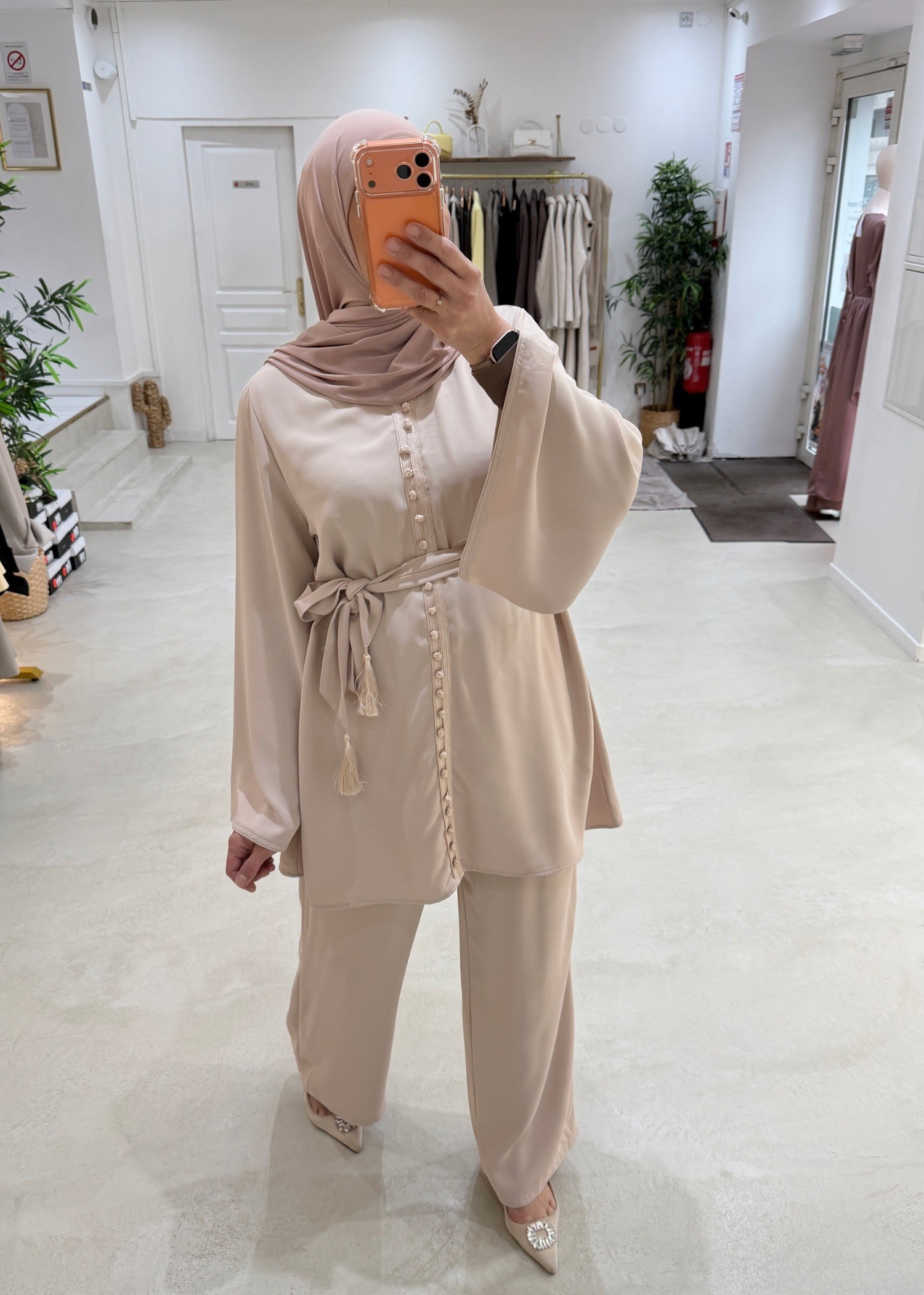 Ensemble Casablanca beige