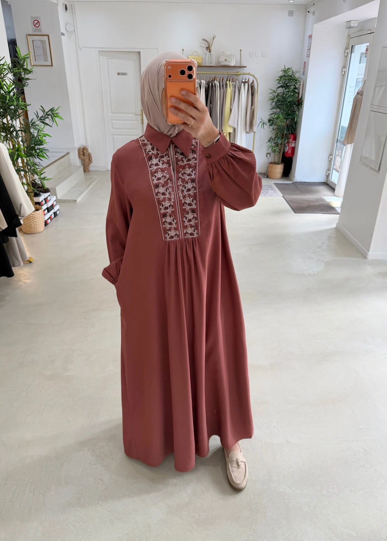 Robe Amara terracota