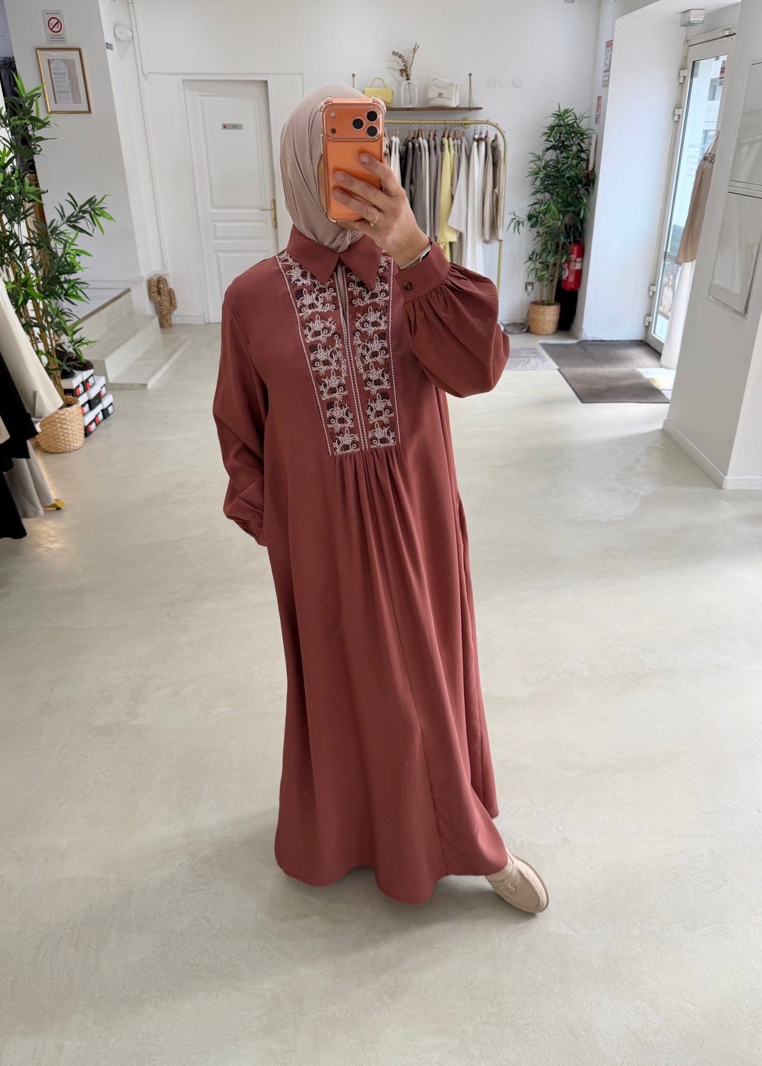 Robe Amara terracota