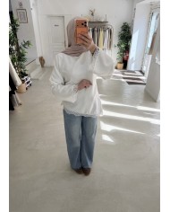 Chemise knot chocolat