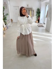 Jupe Lily beige/taupe