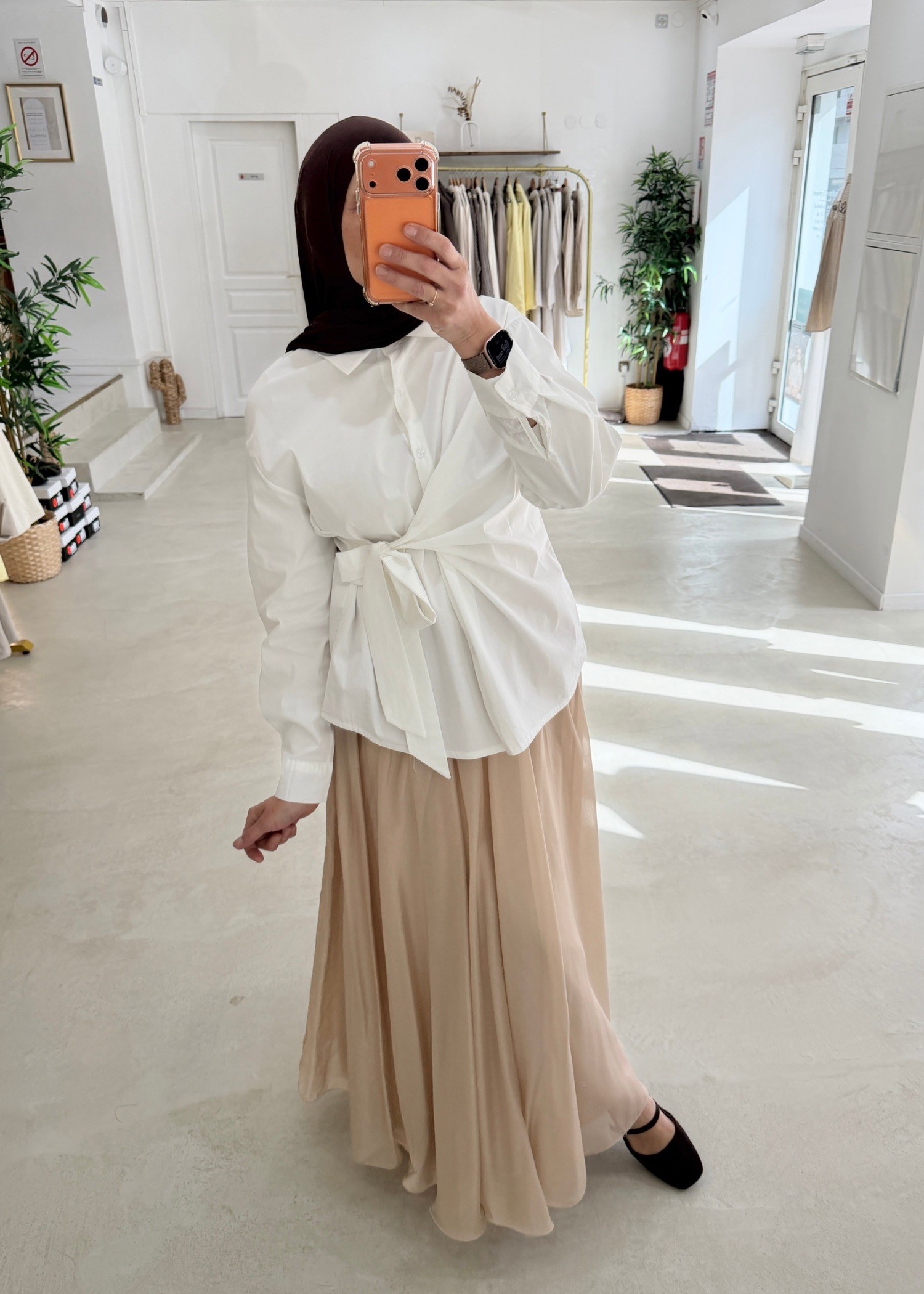 Jupe Lily beige crème