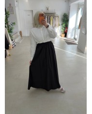 Jupe signature chocolat