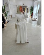 Jupe signature blanche