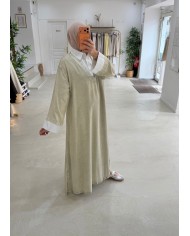 Robe Duala vert kaki clair
