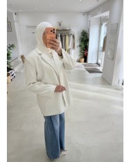 Blazer Aura blanc cassé