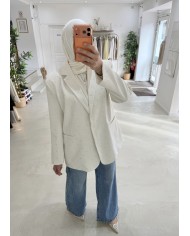 Blazer Aura blanc cassé